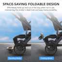 Stroller Board Compatible with Uppababy Vista,(2015-2019), Vista V2 and Vista V3 Strollers Stroller Rider Board for Children to Ride Along 55lbs Capacity Durable, Non-Skid Surface