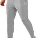 NORTHYARD Men's Joggers Pants with Zipper Pockets Lightweight Sweatpants Athletic Running Workout Track Pants for Men