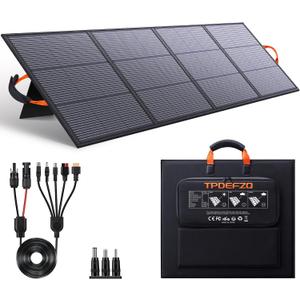 220W Portable Solar Panel 20V 25% High Efficiency N-Type Solar Cell, with 4 Adjustable Kickstand, IP67 Waterproof,Foldable Solar Panel for Camping RV Off Grid Backup