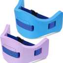 Wettarn 2 Pcs Kids Swim Belt with Adjustable Strap, EVA Buoyancy Belt for Youth Children Junior Water Aerobics Swimming Belt Fitness Foam Flotation Aid for Pool Swimming Training