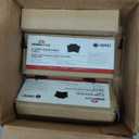 10-Pack 4-Inch x 4-Inch Interior Door Hinges with Square Corners, Matte Black, Heavy Duty Steel Construction, Left- or Right-Handed  Design House, 188995