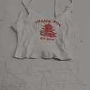Floerns Women's Sleeveless Camisole Letter Print Crop Cami Top XS
