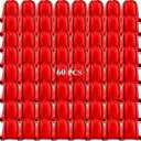 KUUQA 60Pcs Red Drawstring Backpack Bag Sack Drawstring Bags Bulk String Bags Storage Bags for Sport Gym Traveling