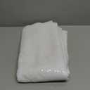 Partisout Runners for Weddings 2FTx15FT Sequin Walkway Carpet Glitter Rustic Outdoor Rug Runner for Ceremony Payette Sparkly Carpets (White)