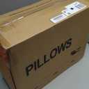 Puredown Goose Feathers and Down White Pillows with 100% Soft Cotton Cover, Bed Sleeping Hotel Collection Pillows Set of 2 King Size