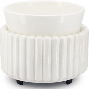 VICTORIA AROMA Ceramic Wax Melt Warmer 3-in-1 Candle Wax Warmer for Scented Wax Melter Electric Fragrance Wax Burner for Home Office Bedroom Gift & Decor