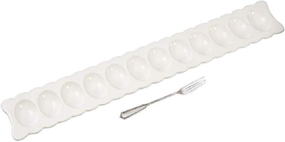 Mud Pie Deviled Egg Long Tray Set