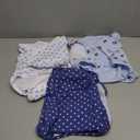 Bubble bear 3 Pack Baby Swaddle 0-3 Months - Infant Adjustable Newborn Swaddles Blanket Baby Girl Boy, Swaddling Wrap Blanket Sleep Sack for Newborn-Blue