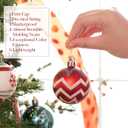 Valery Madelyn Christmas Ornaments Tree Decorations, 30ct Colorful Red Green Blue Shatterproof Christmas Ball Ornaments Set, 2 Inch Rainbow Hanging Ornament Bulk for Xmas Holiday Party Decor