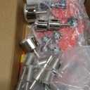 WORKEASE Diamond Tile Drill Bits Set, 17 Pcs with Double Suction Cups Hole Saw Guide Jig, (1/4"-2') for Glass, Ceramic, Marble, Porcelain, Tile Cutting (Silver)