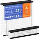 2 Pack 213 Replacement Filter,Compatible with AprilAire 213 Whole House Air Purifiers Models,1210,1620,2210,2216,3210,4200,MERV 13 HVAC Furnace Filter Replacement,20x25x4 Air Filter