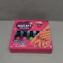 Nail Art Studio for Girls - Birthday Gift - Nail Polish Kit for Kids Ages 7-12 Years Old - Girl Gifts Ideas - Gift Set - Girly Stuff - Polish, Pens, Glitter, Stickers, Gems, Filer - 8 9 10 11 12 Year