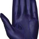 Ever-Bright Men's Golf Gloves OptiColor Premium Leather Golf Glove . (Purple)
