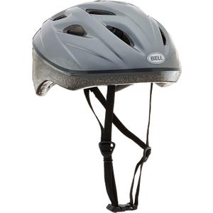 BELL Adult Reflex Helmet, Solid (One Size, Solid Light Titanium)