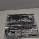 4 Pack Magnetic Spice Storage Rack Organizer for Refrigerator and Oven, Matt Black Fridge Organizers and Storage