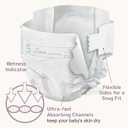 Bambo Nature Premium Eco-Friendly Baby Diapers, Size 5 (27-40 Lbs), 150 Count (6 Packs of 25)