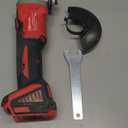 20V Cordless Angle Grinder, Compatible with Makita 18V Battery (no battery), 8500 RPM, for 4-1/2'' Disc, 4 Power/Speed Levels, Tool only