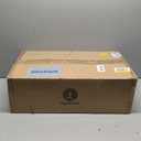 10.5FT Outdoor Animated Flying Witch Halloween Decor on Broom, Sound Activation,Eyes Glowing,Scary Sounds, Animatronics Hover Witch for Garden Yard Lawn Decorations