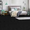 Peel and Stick Floor Tile - Vinyl Flooring 20-Pack (30 Sq.Ft), Waterproof and Self-Adhesive Black Wood Plank for Bathroom Kitchen Laundry Room, Easy DIY Flooring, No Grout Needed (36x6 Inch)