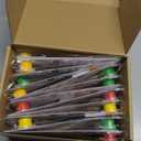 12 Pack Ninja Party Favors for Kids - Individually Wrapped Paint Your Own Wooden Craft Kits, Boy Birthday Decorations & Kidz Party Supplies 4-8 8-12, Goodie Bag Stuffers