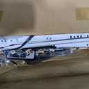 Larger Black 5 Drawer Dresser for Bedroom with LED Light, Modern Chest of Drawers with Hidden Handles, Tall Wooden Dresser Closet for Living Room, Entryway, Hallway - Black