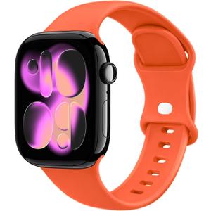 13 x STG Sport Silicone Bands Compatible with Apple Watch Band Ultra 3/2/1 49mm, Series 11/10 46/42mm, 9/8/7 45/41mm, SE 6/5/4 44/40mm, 3/2/1 42/38mm S/M M/L for Women Men
