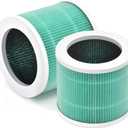 [Odor Remover]A1 Air Filter Replacement Compatible with Vewior Air Purifier Filter Replacement, Model HQSC-50, HQKJ-80, AMEIFU AP01W, KOIOS HQKJ-50 3-in-1 Filtration Efficient Air Cleaner 1 Packs