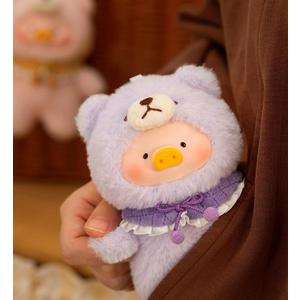 Lulu The Piggy Pig Vintage Bunny Bear Joyful Time Series Blind Box Figures 1PC Plush Cute Collectible Toys Kawaii Birthday Gifts