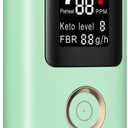 Upgraded Breath Ketone Meter Professional Ketone Breath Analyzer Accuracy Ketosis Breath Tester Breath Ketosis Meter for Keto Lifestyle & Fitness Trace