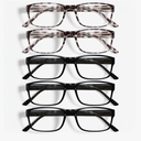 Gaoye Professional Reading Glasses +1.5 for All Day - Computer Readers with Blue Light Protection - Value Pack,