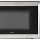 Avanti Microwave Oven 700-Watts Compact with 6 Pre Cooking Settings, Speed Defrost, Electronic Control Panel and Glass Turntable, 0.7-Cu.Ft., Metallic