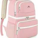 MATEIN Cooler Backpack, 26 Cans Insulated Lunch Backpack for Men Women, Leakproof Double Layer Lunch Cooler Bag Lightweight Soft Lunch Backpack with Cooler Compartment, Beach Camping Hiking Beer Gifts