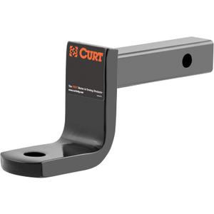 CURT 45521 Class 2 Trailer Hitch Ball Mount, Fits 1-1/4-Inch Receiver, 3,500 lbs, 3/4-Inch Hole, 3-1/4-Inch Drop, 2-5/8-Inch Rise