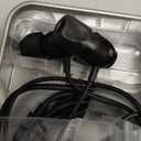 Ludos Clamor Wired Earbuds in-Ear Headphones, Earphones with Microphone, Noise Isolating Ear Buds for School, Kids, Women, Small Ear (Black)