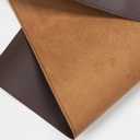 Desk Pad Mat 23.6"x13.7" - Waterproof Mouse Pad & Desk Protector, Non-Slip PU Leather for Gaming Keyboard/Mouse, Stitched Edge XL Office Desk Pad with Ergonomic Support(Chocolate) (24" x 14")