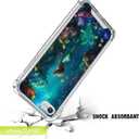 ZHONGWEI Clear Phone Case Compatible with iPhone SE/7/8 with Mermaid-AB0 - Sleek Protection with Style and Durability for Any Smartphone Model.