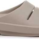 OOFOS OOahh Recovery Slide - Women's and Men's (Nomad Beige, US Footwear Size System, Adult, Women, Numeric, Medium, 13)