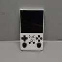 R36MAX Retro Gaming Console, 4.0 Inch Handheld Game Console with 64GB Classic Video Games Inchluded,Support 30+ Simulators,Hand Held Game Console for Christmas (White)