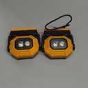 LED Rechargeable Work Light, 2Pack 1500LM Portable COB Magnetic Lights with 3 Modes & 360Rotatable, IPX4 Waterproof Worklight for Car Repairing, Job Site Lighting, Emergency (2 PCS)