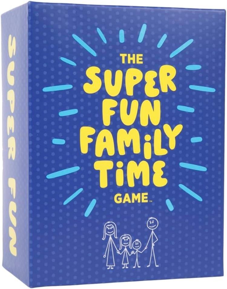 The Super Fun Family Time Game [Family Card Game, Entertaining Conversation Starters & Challenges | Great for Gifts and Reunions | Easter Basket Stuffer Gift | For Adults, Kids & Teens, Ages 8+]