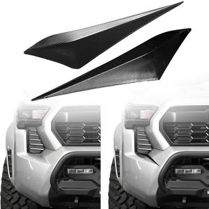 Front Grille Decorative Patch Compatible with 2024 2025 Tacoma Accessories - Custom Fit Front Headlight Grille Decals for 4th Gen Tacoma  Durable ABS, Enhances Truck Style