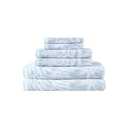 Tommy Bahama - Bathroom Towel Set, Soft & Absorbent 100% Yarn-Dyed Cotton Terry Towels, Coastal Bath Towel Set (Art of Palms Blue, 6 Piece)