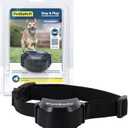 PetSafe Stay & Play Pet Fence Wireless, Dog Fence Collar Rechargeable Receiver Collar, Waterproof Design, Compatible with All PetSafe Wireless Fences, Invisible Wireless System (Black)