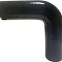 ID 2.5" 90 Degree Silicone Hose Elbow Coupler 7" Leg Length Universal 4-Ply Reinforced Silicone Straight Turbo Pipe Elbow Intake Radiator Hose