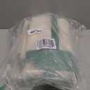 Sanwuta 6 Pcs Canvas Tote Bags Bulk with Outer Pocket Small Sublimation Blank Canvas Tote Reusable Grocery Bag for Women, DIY Craft (Green)