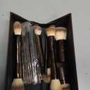 MAANGE 20 Pcs Makeup Brushes with Gift Box, Double-End Multi-functional Makeup Brushes for Blending Liquid Powder Concealer Cream Blush Buffe,CoffeeBrown