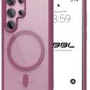 Phone Case Compatible with Samsung, Transparent Color with Camera Protection and Magsafe Wireless Charging (Burgundy, Samsung Galaxy S25 Ultra)