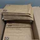 Elementree Small Recyclable Kraft Paper Padded Mailers 7" x 9" (Size #0) - 50 Brown Padded Mailing Envelopes - Flexible Padded Envelope Inner Eco-Cushioning - Made in the USA (01910)