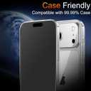 2 x TZGZT (Anti-Blue Light) 3 Pack for iPhone 17 Pro Matte Screen Protector Tempered Glass Film Accessories, Camera Lens Protector, Case Friendly, Install Kit, Anti-Glare & Anti-Fingerprint, 9H+