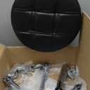 Rolling Stool with Wheels Adjustable Height, Roller Stool for Massage Medical Tattoo Spa Heavy Duty Swivel Desk (Super Thick Cushion, Black)